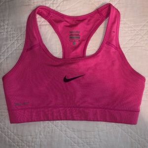 Pink Nike Sports bra
